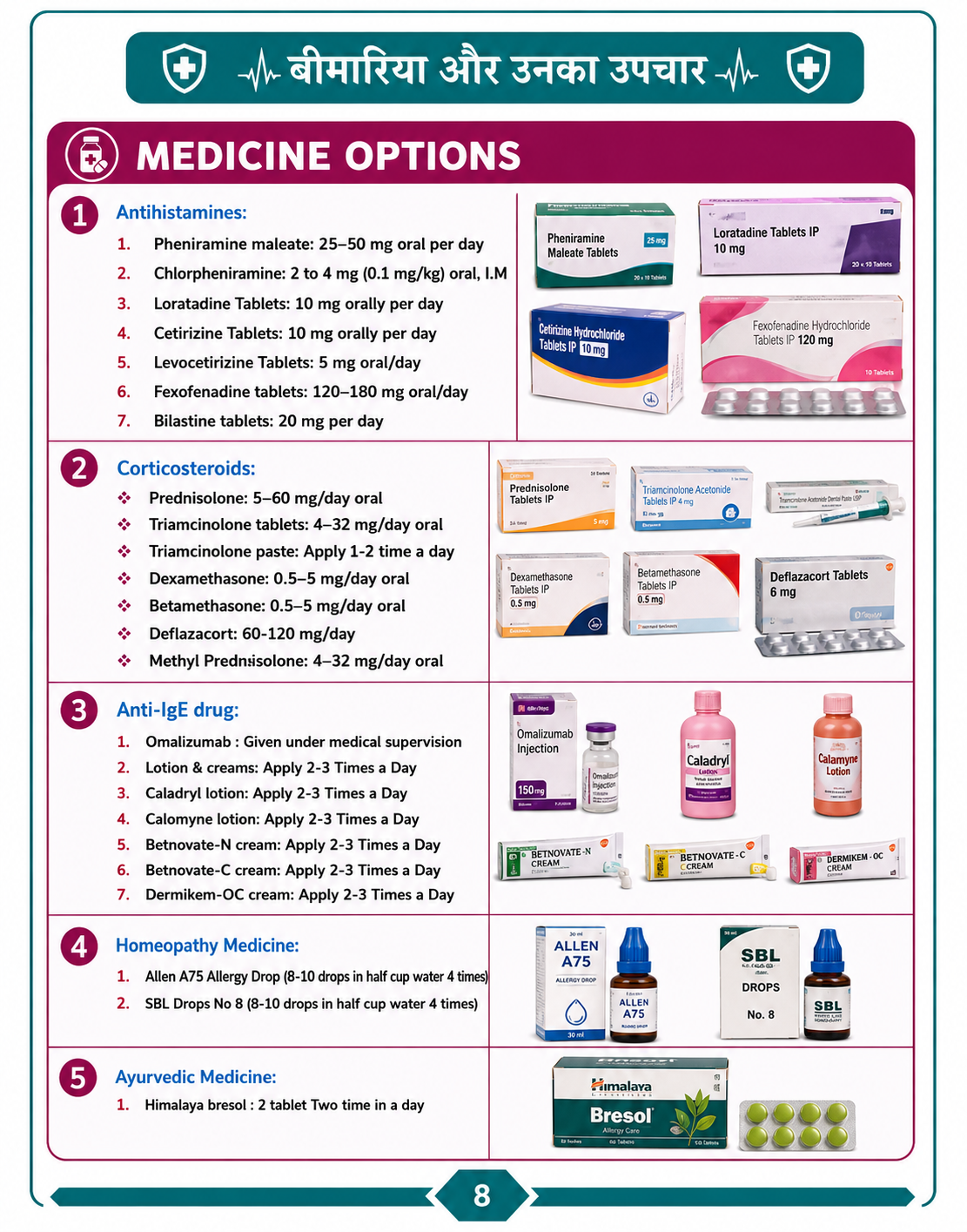 Sample page 8 from the Complete Medical Ebook